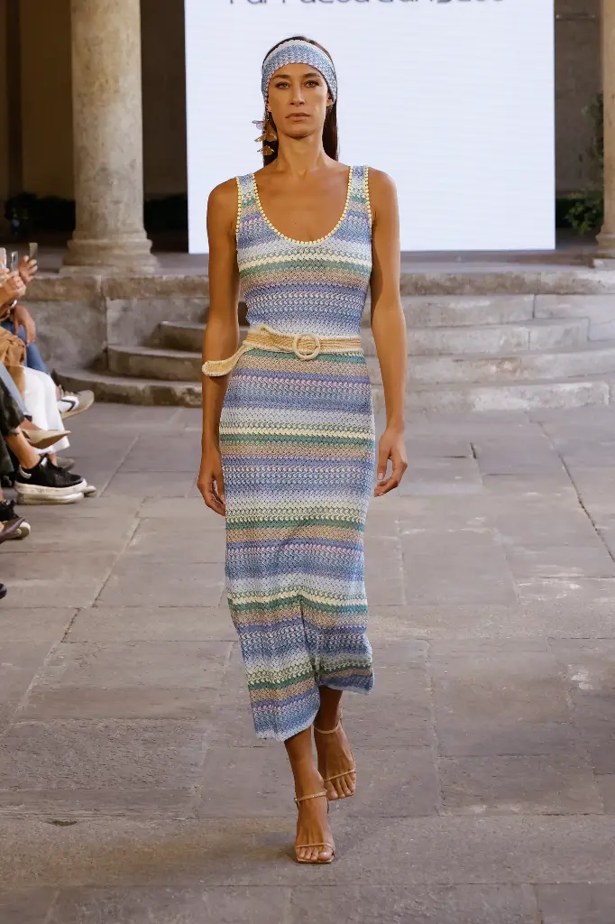 Raffaela D'Angelo Abito tricot lungo