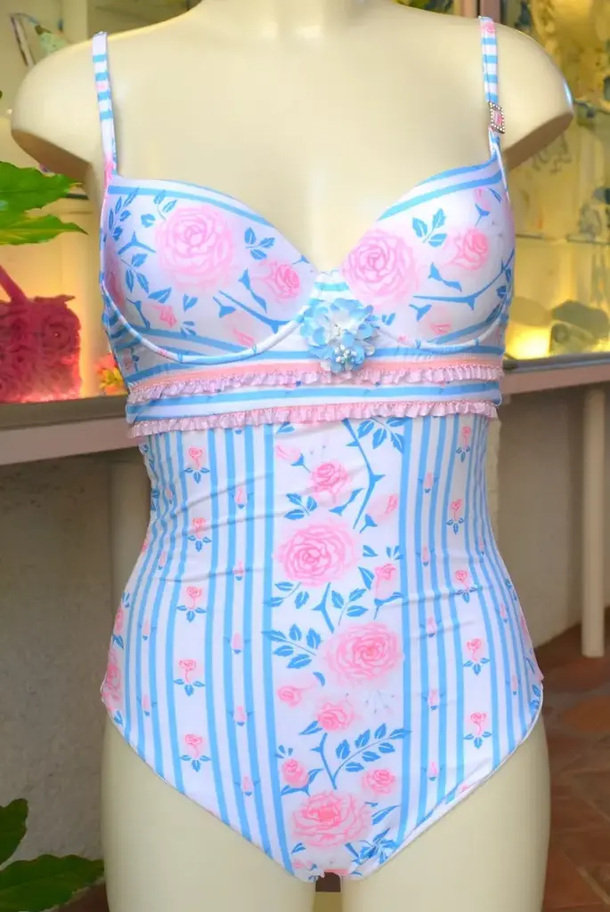 I COSTUMI DEL FORTE COLLEZIONE ROSA-ROSAE   costume intero (S)