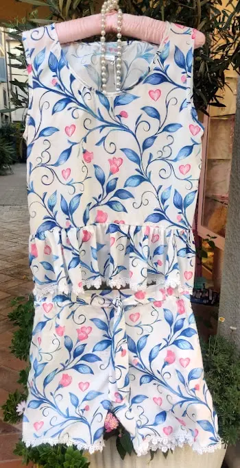 I COSTUMIDEL FORTE COLLEZIONE CUORI - TOP E SHORTS