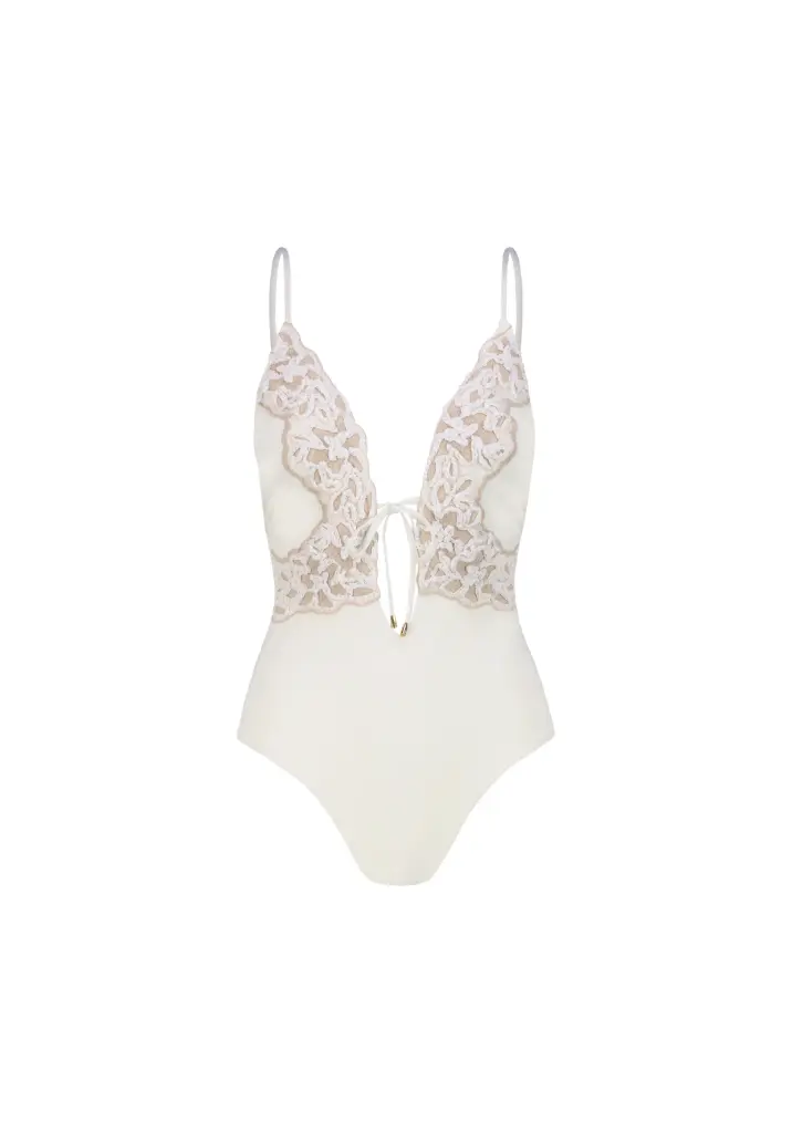 MISS BIKINI - INTERO PASSAMANERIA ROMANTICA - MICROFIBRA e LINO