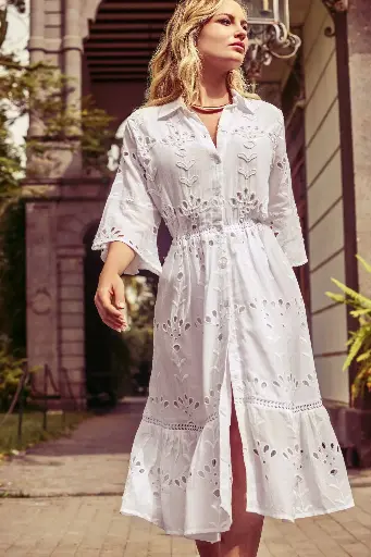 Iconique  - Abito camicia lungo