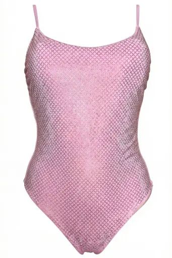 Miss Bikini - NTERO RETE STRASS - MICROFIBRA TINTA UNITA