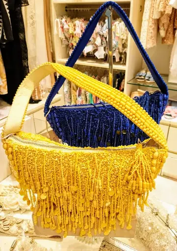 ICONIQUE - BORSA CON FRANGE 