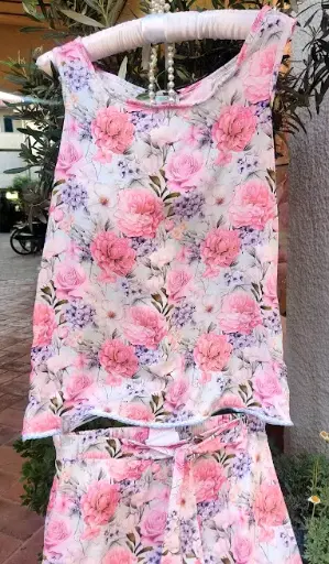 I COSTUMIDEL FORTE COLLEZIONE FLORA - TOP E SHORTS