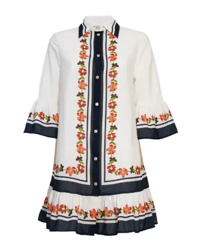 raffaela d'angelo - abito corto con maniche